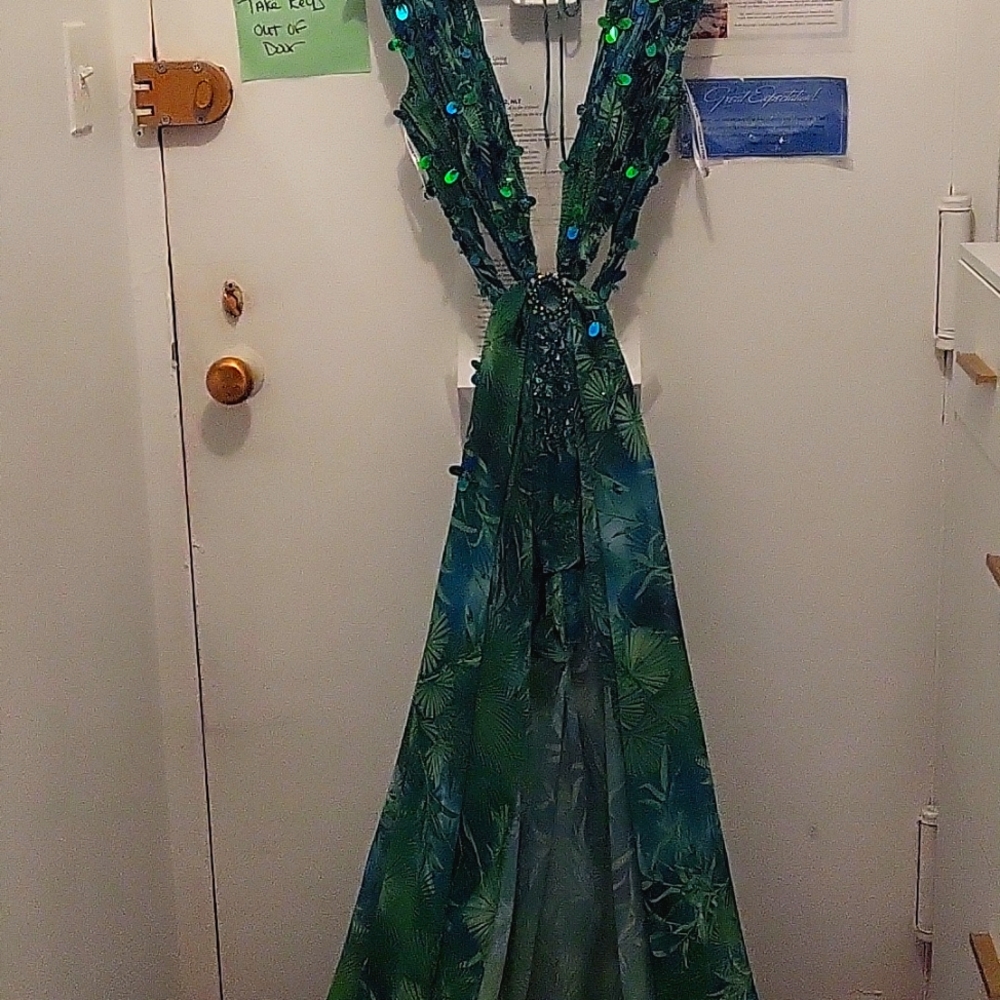 J lo replica safari maxi dress